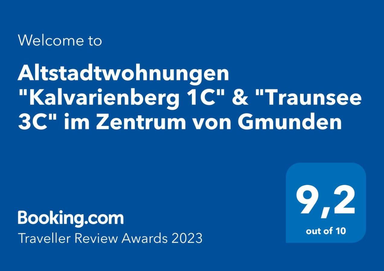 Altstadtwohnungen "Kalvarienberg 1C" & "Traunsee 3C" Im Zentrum Von Гмунден Екстериор снимка